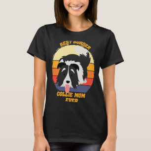 Camiseta Mejor borde Collie Mamá siempre frontera Perro col