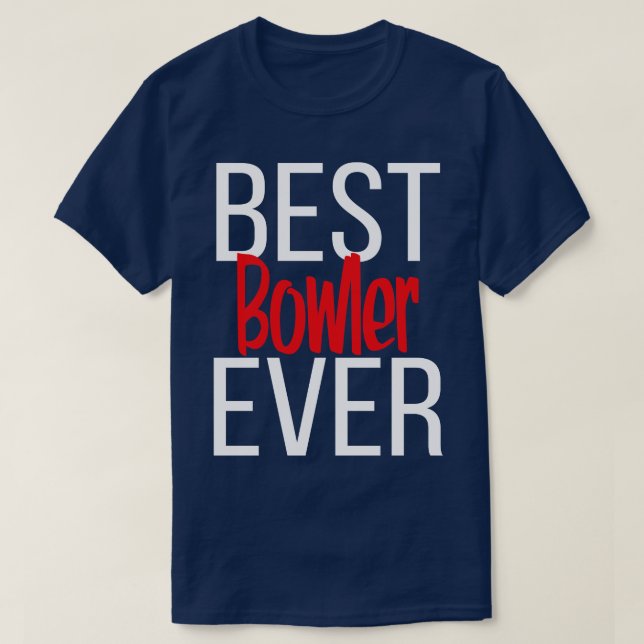 Camiseta Mejor Bowler (Diseño del anverso)