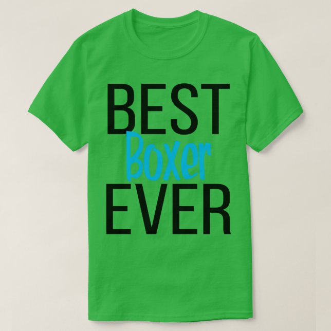 Camiseta Mejor Boxeador de la historia 1 (Diseño del anverso)