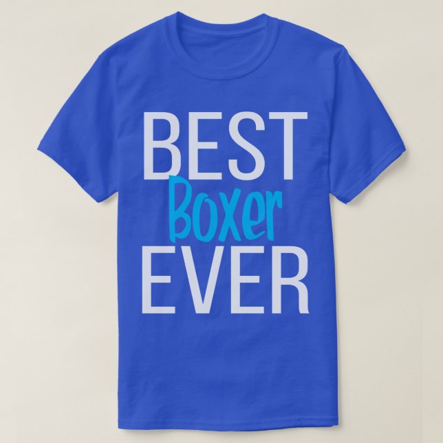 Camiseta Mejor Boxeador de la historia 4 (Diseño del anverso)