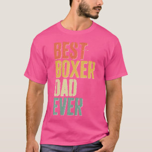 Camiseta Mejor Boxer de Papá Jamás Perro Amante de la Camis