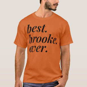 Camiseta Mejor Brooke Nombre Mujer Personalizada Chica BFF