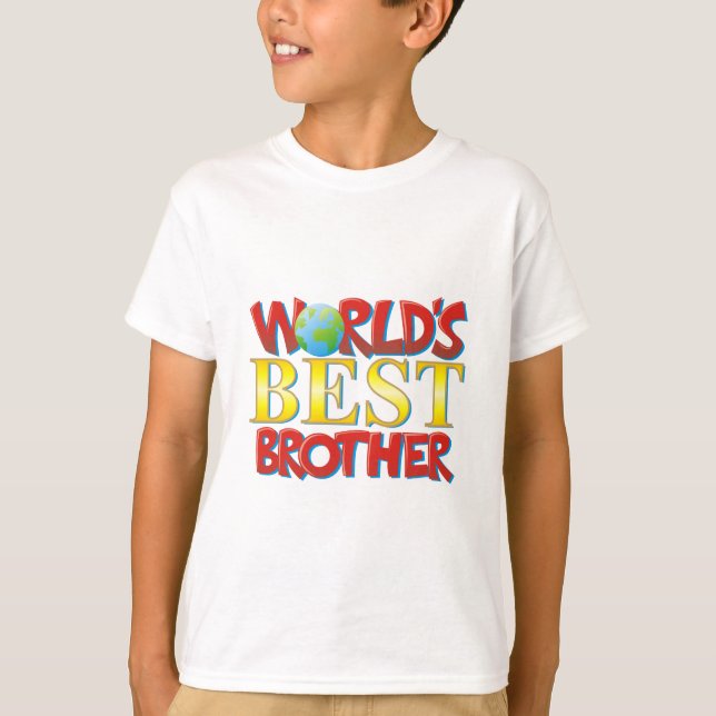 Camiseta Mejor Brother del mundo (Anverso)
