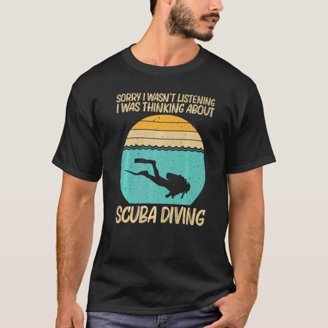 Camiseta Mejor Buceo Scuba Para Hombres Scuba Profesional (Anverso)