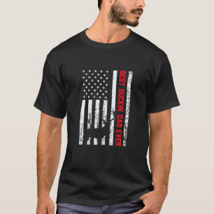 Camiseta Mejor Buckin de papá de venado cazador de venados
