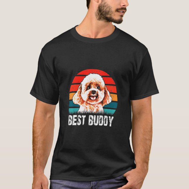 Camiseta Mejor Buda de Cumpleaños de Poodle (Anverso)