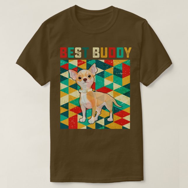 Camiseta Mejor Buddy Chihuahua (Diseño del anverso)