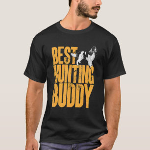 Camiseta Mejor Buddy de Caza Español de la Springer Inglesa