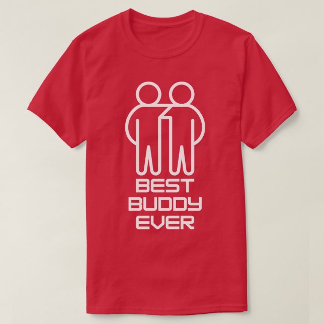 Camiseta Mejor Buddy de la Historia 6 (Diseño del anverso)