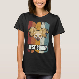 Camiseta Mejor Buddy Sonriendo Chihuahua