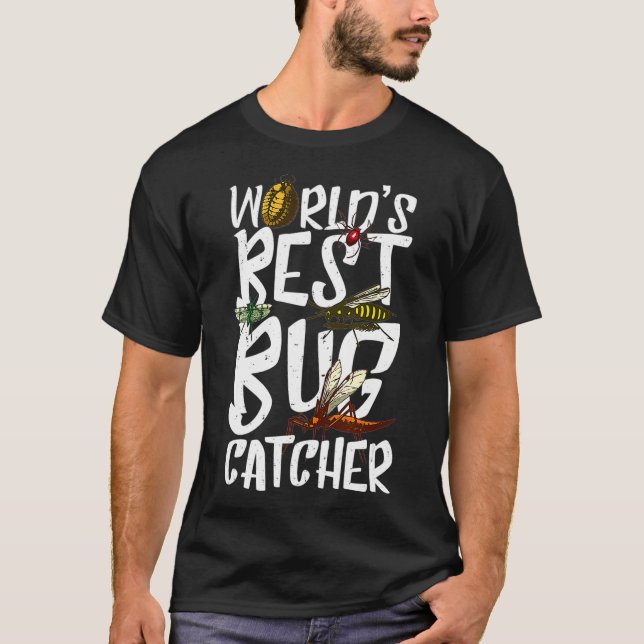 Camiseta Mejor Bug Catcher Funny Insect Hunter Bugs (Anverso)