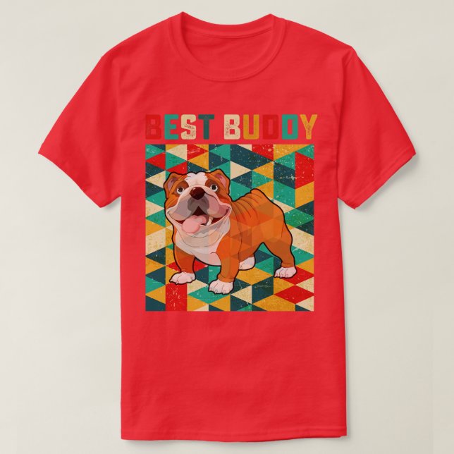 Camiseta Mejor Bulldog de Buddy (Diseño del anverso)