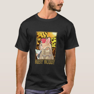 Camiseta Mejor Bulldog francés Buddy Retro