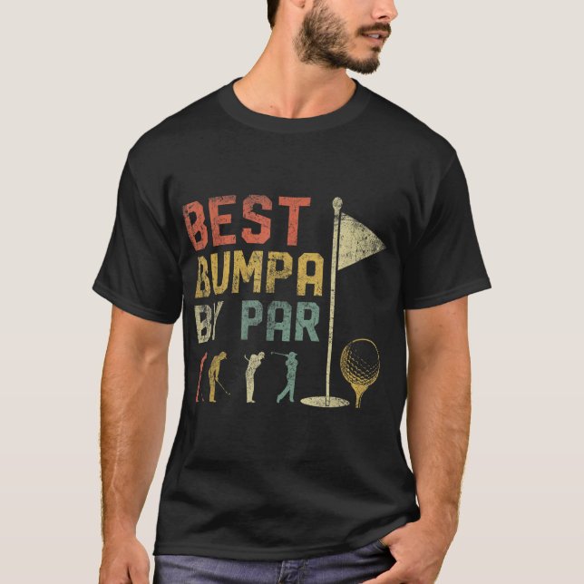 Camiseta Mejor Bumpa De Par Golf Lover Para Hombres Padre F (Anverso)