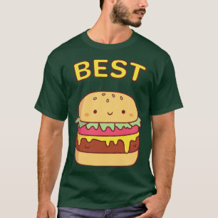 Camiseta Mejor Burger Mejor Amigo Par Doodle