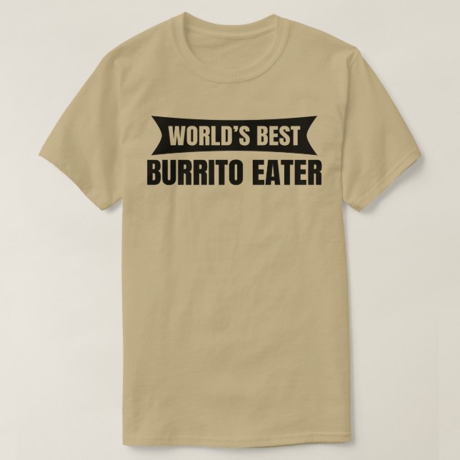 Camiseta Mejor Burrito del Mundo (Diseño del anverso)