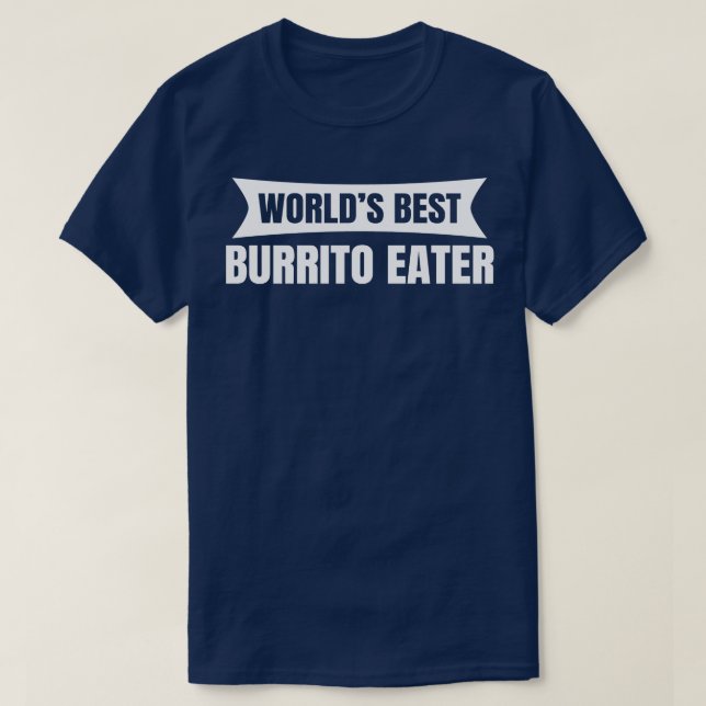 Camiseta Mejor Burrito del Mundo 1 (Diseño del anverso)