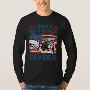 Camiseta Mejor Caballero Rey Charles Spaniel Papá Nunca Ame