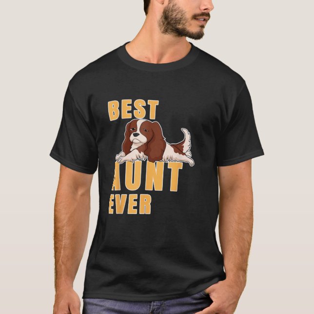 Camiseta Mejor Caballero Rey Charles Spaniel tía Shirt (Anverso)
