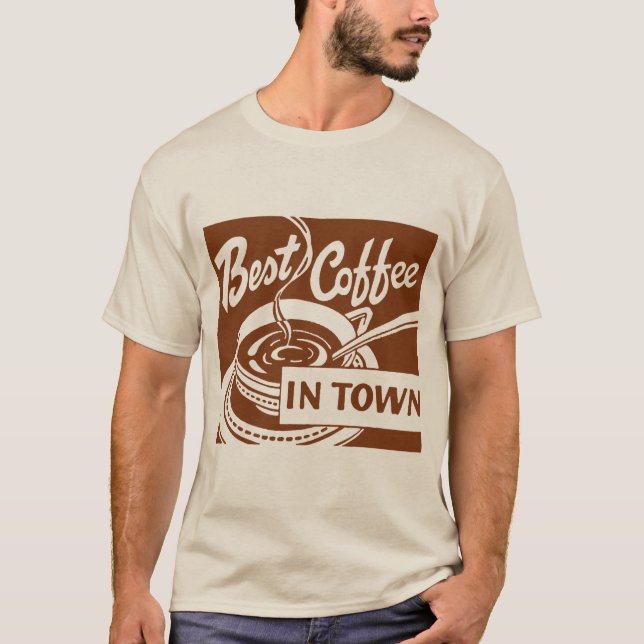 Camiseta Mejor Café De La Ciudad (Anverso)