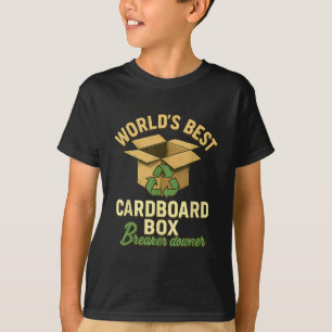 Camiseta Mejor Caja de Cartón Breaker Downer Funny Eco