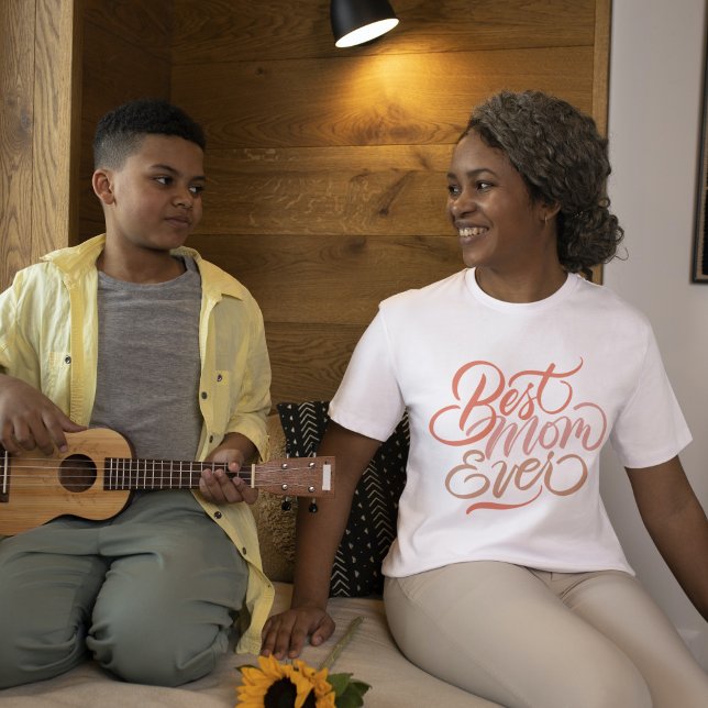 Camiseta Mejor caligrafía de pincel de mamá de todos los ti (Subido por el creador)