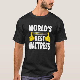 Camiseta Mejor Camarera del Mundo en la carrera profesional