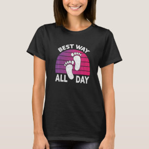 Camiseta Mejor Camino Todo El Día Naturaleza Tierra Descalz