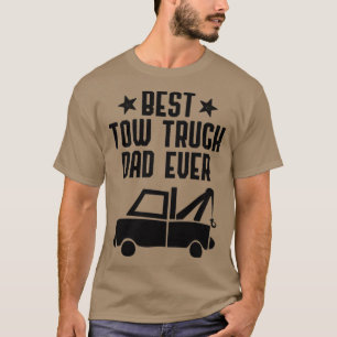 Camiseta Mejor Camión de remolque Papá Cómplice Gracioso Ve