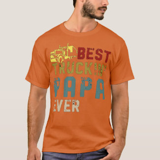 Camiseta Mejor Camión Regalo De Papa En El Día Del Padre