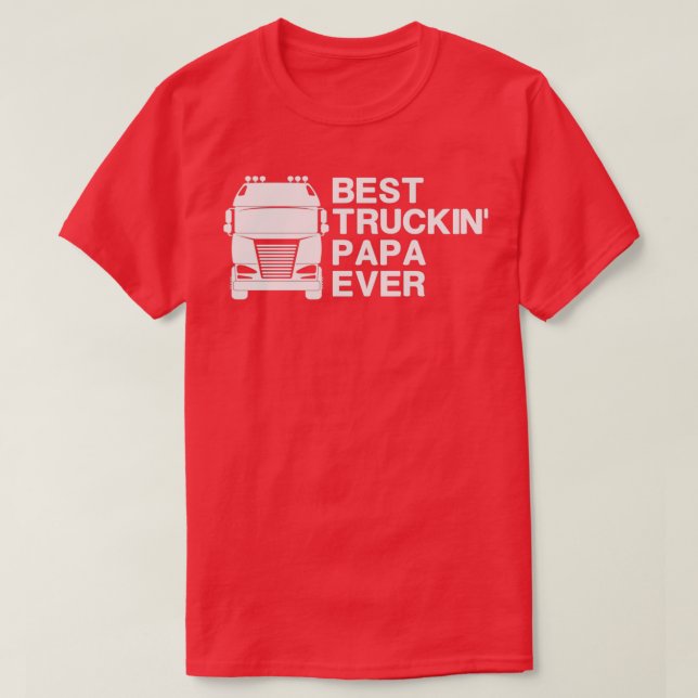 Camiseta mejor camionera papá jamás Funny Truck Drift (Diseño del anverso)