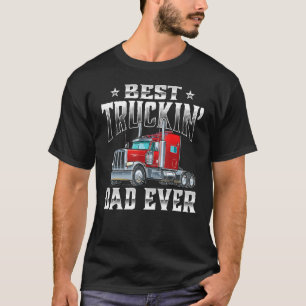 Camiseta Mejor Camionero de Camión Papá Semi Conductor de C