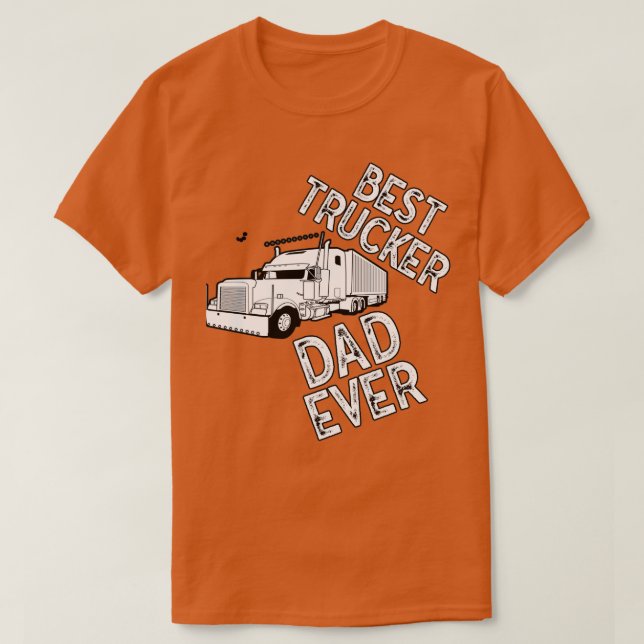 Camiseta Mejor camionero que nunca (Diseño del anverso)