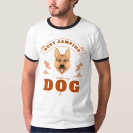Camiseta Mejor camping con mi perro