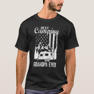 Camiseta Mejor Camping Grandpa Ever Camper