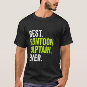 Camiseta Mejor Capitán de Pontón, Fiesta de barco de Pontoo