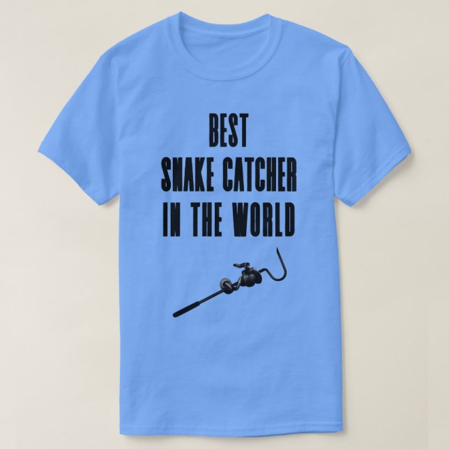 Camiseta Mejor captador de serpientes del mundo  (Diseño del anverso)