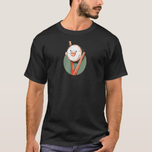 Camiseta Mejor Carácter De Sushi Feliz Para La Comida Japon