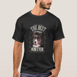 Camiseta Mejor Cardigan Mujer Corgi Galés Papá Perro Vint