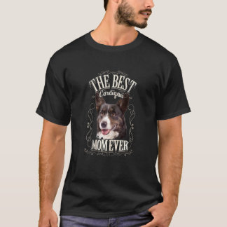 Camiseta Mejor Cardigan Mujer Corgi Galés Papá Perro Vint