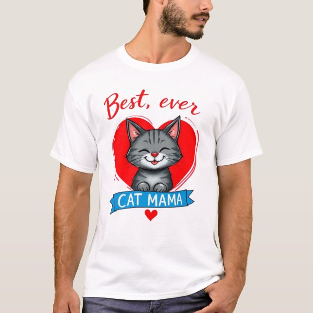 Camiseta Mejor CAT MAMA (Anverso)
