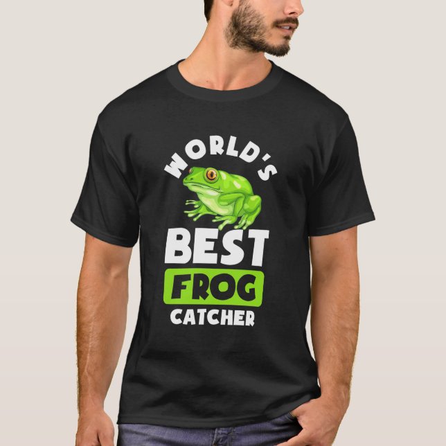 Camiseta Mejor Catcher de ranas del mundo (Anverso)