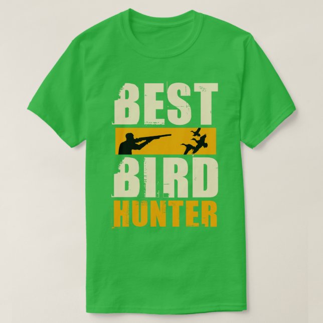 Camiseta Mejor cazador de aves (Diseño del anverso)