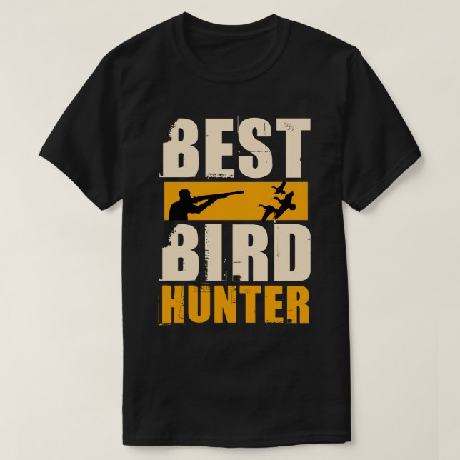 Camiseta Mejor cazador de aves (Diseño del anverso)