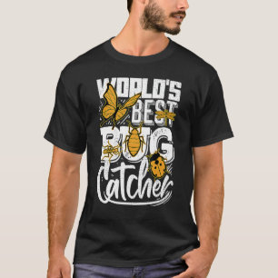 Camiseta Mejor Cazador de Insectos del Mundo Entomología