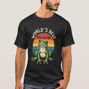 Camiseta Mejor cazador de ranas de Retro Worlds