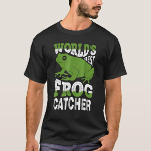 Camiseta Mejor cazador de ranas del mundo Anfibios Cazado