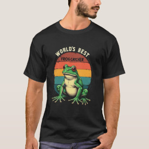 Camiseta Mejor cazador de ranas del mundo extravagante