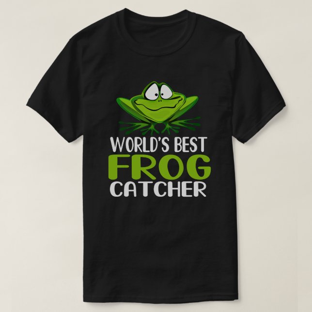 Camiseta Mejor cazadora de ranas del mundo - Regalo para ca (Diseño del anverso)