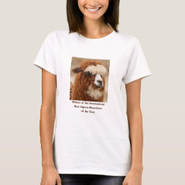 Camiseta Mejor ceja única de alpaca
